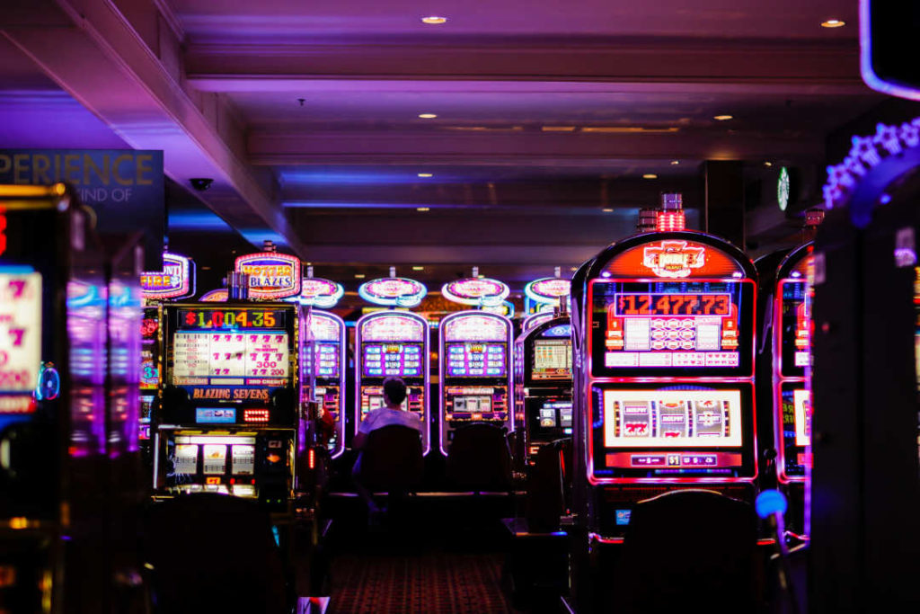 Interior of a casino