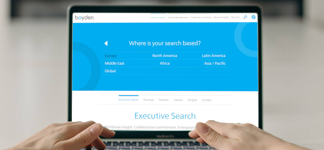 What does an executive search firm do?
